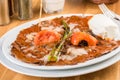 Turkish Traditional iskender kebap or doner kebab Royalty Free Stock Photo