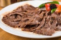 Turkish Traditional iskender kebap or doner kebab Royalty Free Stock Photo