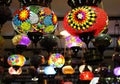 Turkish traditional multicolored lamps