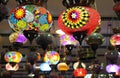 Turkish traditional multicolored lamps