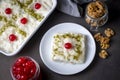 Turkish Traditional Ramadan Dessert Gullac Royalty Free Stock Photo