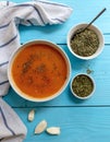 Turkish traditional tarhana soup Royalty Free Stock Photo