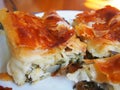 Turkish water pastry,cheese pastry, su boregi