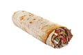 Turkish wrap meat doner, Et DÃ¼rÃ¼m Royalty Free Stock Photo