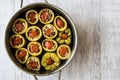 Turkish Zucchini Stuffed with rice and meat / Kabak dolmasi