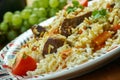 Turkmen Pilaf Royalty Free Stock Photo