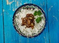 Turkmen porridge rice Royalty Free Stock Photo