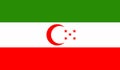 Turkmen Sahra flag vector icon Royalty Free Stock Photo