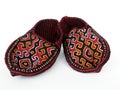 Turkmen traditional slippers