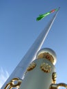 Turkmenistan - Ashgabat, National flag monument