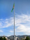 Turkmenistan - Ashgabat, National flag monument