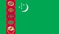 Turkmenistan flag image Royalty Free Stock Photo