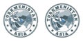 Turkmenistan round logos.