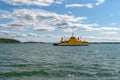 The ro-ro ferry L/A Sterna is one of the two ferries operating between Parainen and Nauvo, along with Elta. Turku Archipelago,