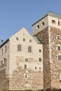 Turku castle fortification. Finland heritage. Medieval building