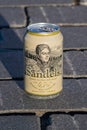 Can of Sandels beer Royalty Free Stock Photo