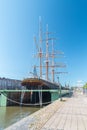 Sigyn ship in the Aura River in Turku