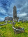 Turlough Round Tower Royalty Free Stock Photo