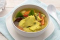 Turmeric chicken soup, the hot and sour soup from the south of Thailand