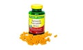 Turmeric Curcumin Capsules Royalty Free Stock Photo