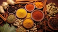 turmeric curry indian food spices