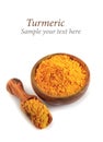 Turmeric isolated.