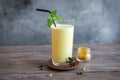 Turmeric Lassi Drink Royalty Free Stock Photo