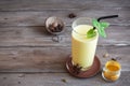 Turmeric Lassi Drink Royalty Free Stock Photo