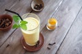 Turmeric Lassi Drink Royalty Free Stock Photo