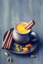 Turmeric Latte Royalty Free Stock Photo