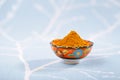 Turmeric latte spice mix Royalty Free Stock Photo