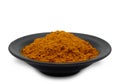 Turmeric powder in bowl. Royalty Free Stock Photo