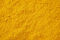 Turmeric spice background. Curcuma powder seasoning