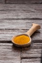 Turmeric is a very healthy species in the spoon - Curcuma longa