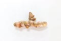 Turmeric white background in studio Royalty Free Stock Photo