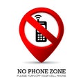 Turn off phone sign Royalty Free Stock Photo