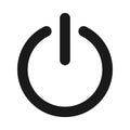 Turn power on or turn power off flat vector icon. Shut Down icon