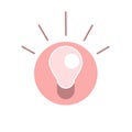 Lamp idea icon