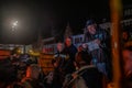 Turnhout, Antwerp, Belgium, 28th of January, 2024, The Voice of Protest: Farmer Orator at Turnhout Demonstration