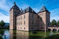 Turnhout, Antwerp Province, Belgium - The Dukes of Brabant castle, a 9th century water fortress, now the Courthouse of first Royalty Free Stock Photo