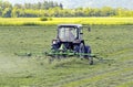 Turning hay Royalty Free Stock Photo