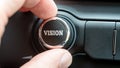 Turning a power button reading - Vision