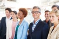 Turning their dreams into reality. Cropped portrait of a mature businessman standing amongst his colleagues in the Royalty Free Stock Photo