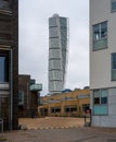 Turning Torso, the famous first twisted skyscraper in the world. The project was designed by Spanish architect