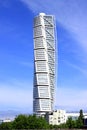 Turning Torso skyscraper, Malmo Sweden Royalty Free Stock Photo