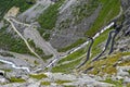 Turns of a mountain road Royalty Free Stock Photo