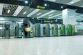 Turnstiles in the subway Royalty Free Stock Photo