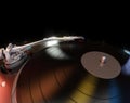 Turntable Abstract Background Royalty Free Stock Photo