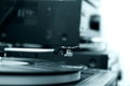 Turntable In Blue Tone Royalty Free Stock Photo
