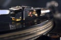 High fidelity turntable play vinyl record